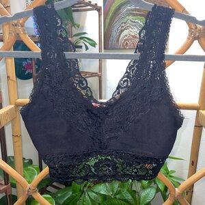 Altar’d state black lace bralette